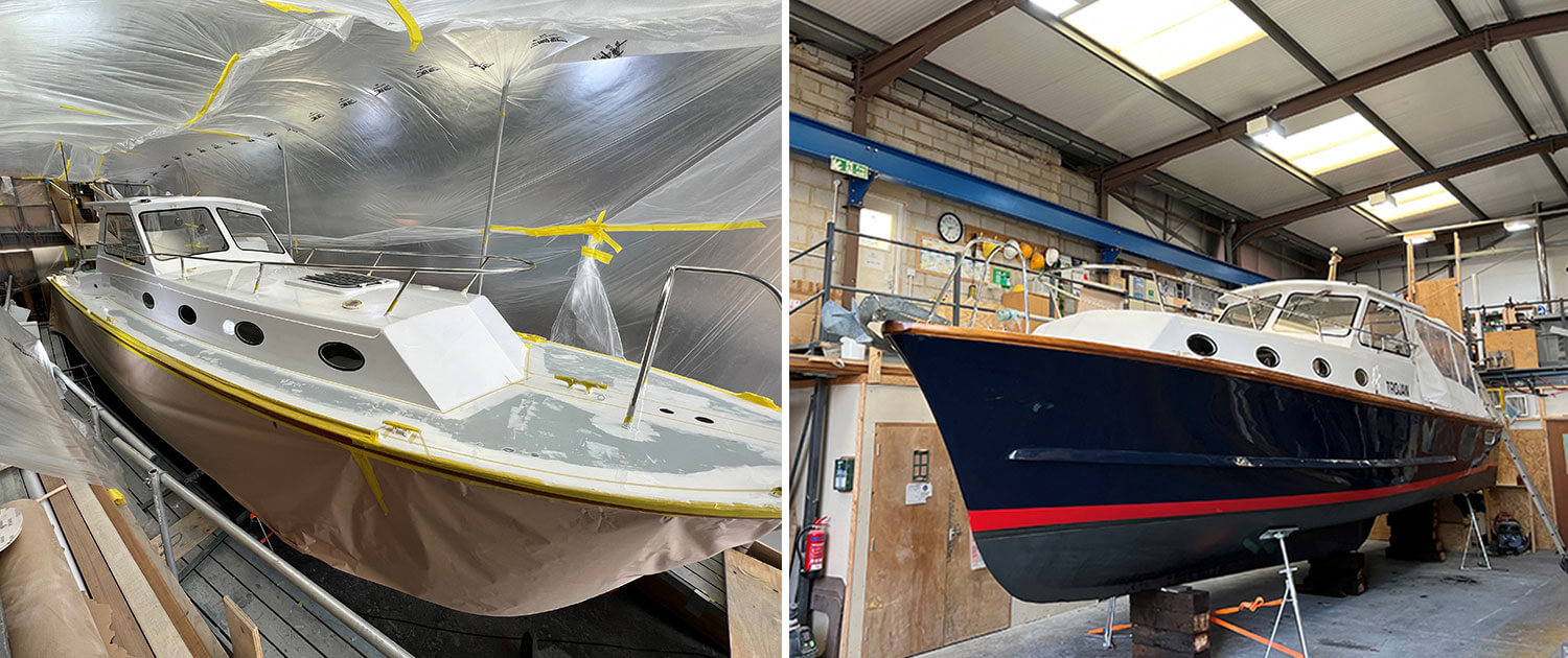 Motor launch complete refurbishment
