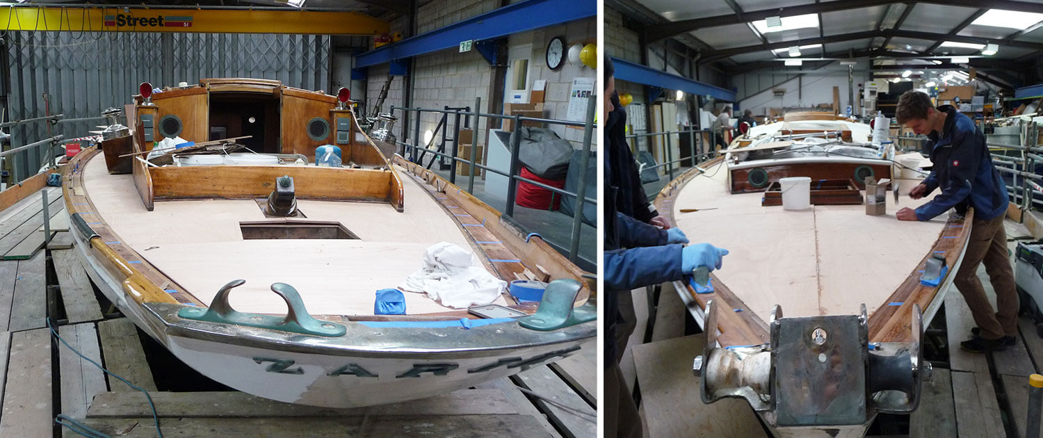 Deck and cockpit refit