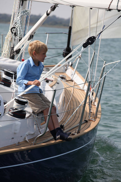 Boy on Contessa 32