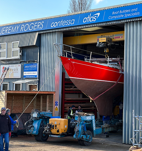 Jeremy Rogers boat yard, Lymington