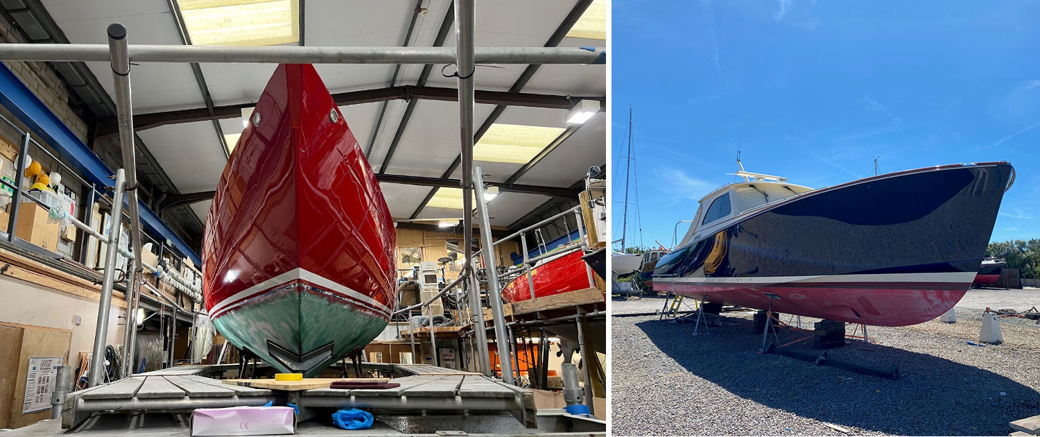 Yacht respray