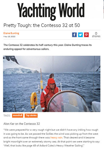 Yachting World. Pretty Tough: the Contessa 32 at 50