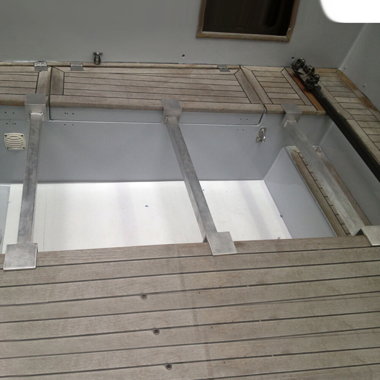 CO32 Cockpit grating sleeping conversion bars Jeremy Rogers