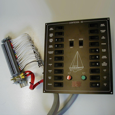 CO32 DC control panel and wiring loom