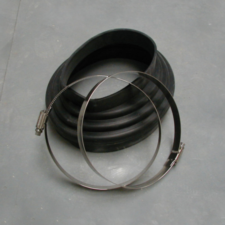 CO32 Mast collar gaiter including fixing rings